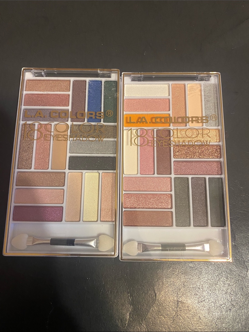 L.A. Colors 36-Color Eyeshadow Set — Neutral, Pink, Peach, Brown, Gray, Blue